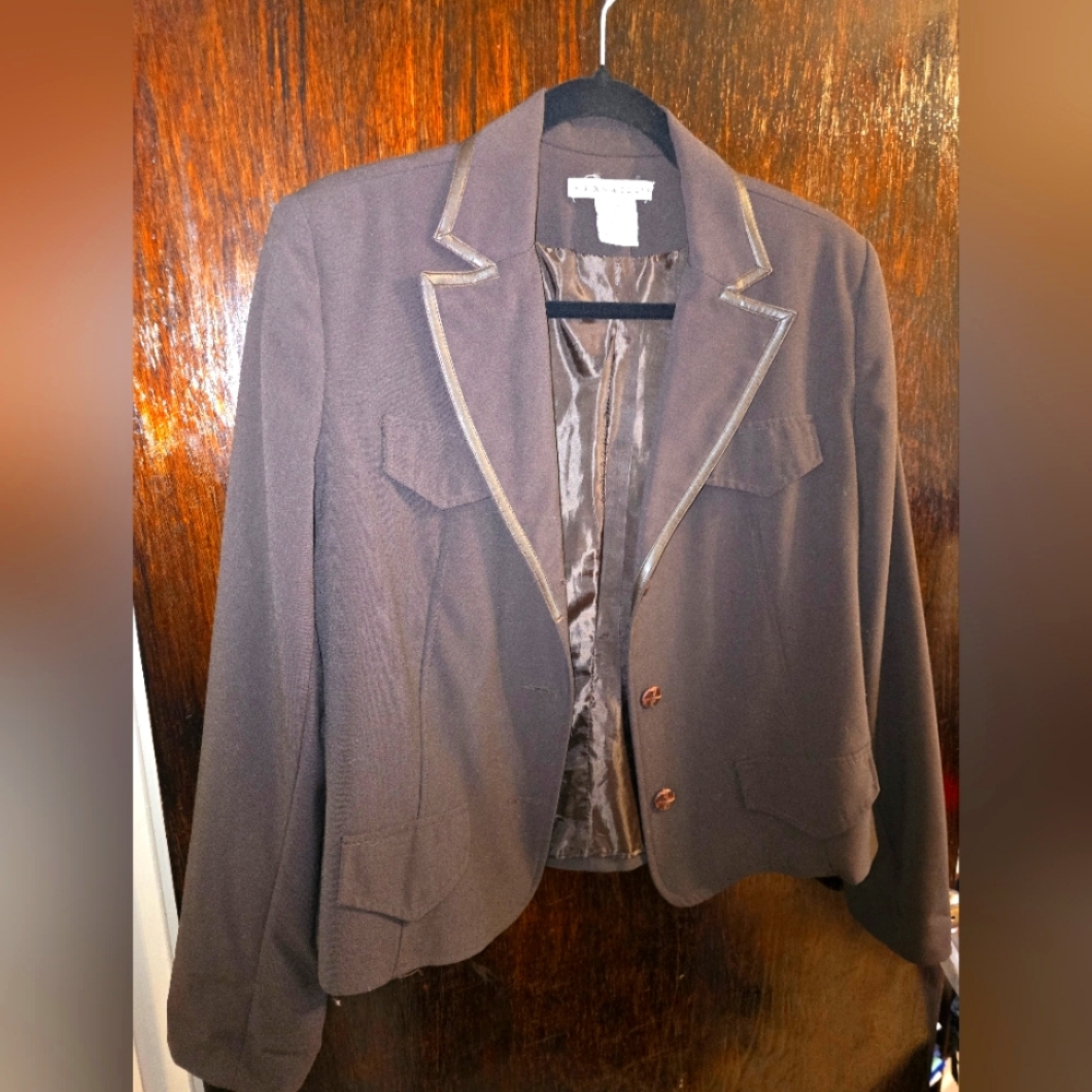 Women's Blazer - Versailles - Brown - Size 10